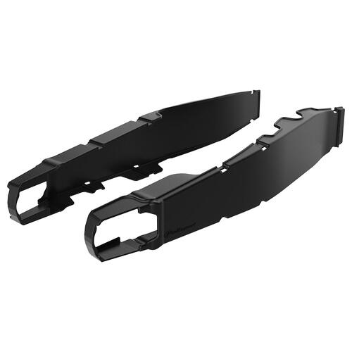 Honda CRF250R 2018-2019 Polisport Swingarm Protectors Pair Black Plastic