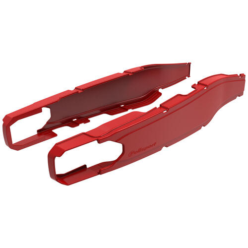 Gas-Gas XC300 2019-2020 Polisport Swingarm Protectors Pair Red Plastic