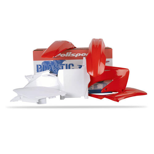 Honda CR125R 2004-2007 Polisport Plastics Kit OEM Colours Inc Fenders & Shrouds