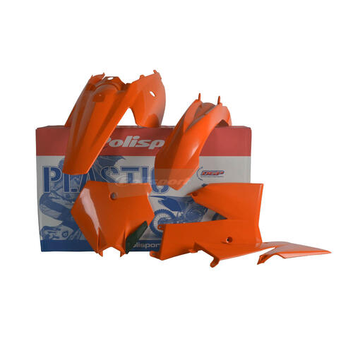 KTM 85 SX 2006-2012 Polisport Plastics Kit Orange Inc Fenders & Shrouds