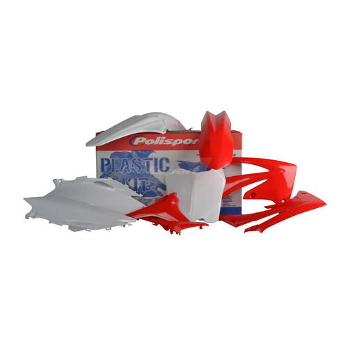 Honda CRF250R 2010-2013 Polisport Plastics Kit OEM Colours Inc Fenders & Shrouds