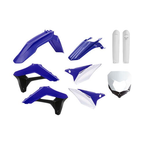 Sherco 250 SEF-R 2017-2023 Polisport Plastics Kit Inc Fork Guards/Headlight Surround OEM Colours (2017)