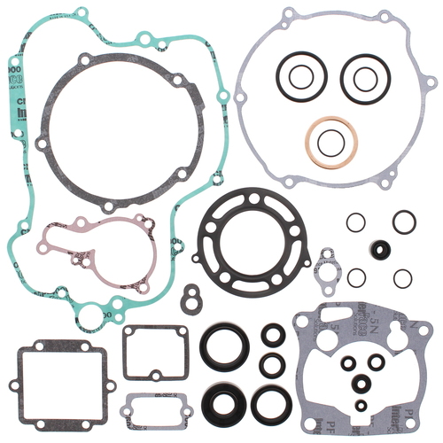 Kawasaki KX125 1994 Vertex Gasket Rebuild Kit With Oil Seals