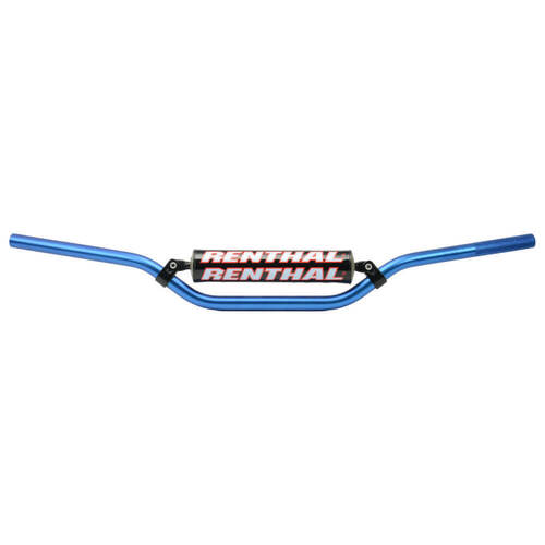 Renthal MX 7/8" Aluminium Handlebars 966 Yamaha YZ/YZF 1998-2004 Bend Blue