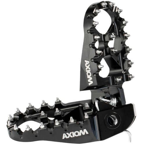 Honda CRF230F 2003-2019 Axiom SX-3 Wide Alloy MX Motorcycle Footpegs Black