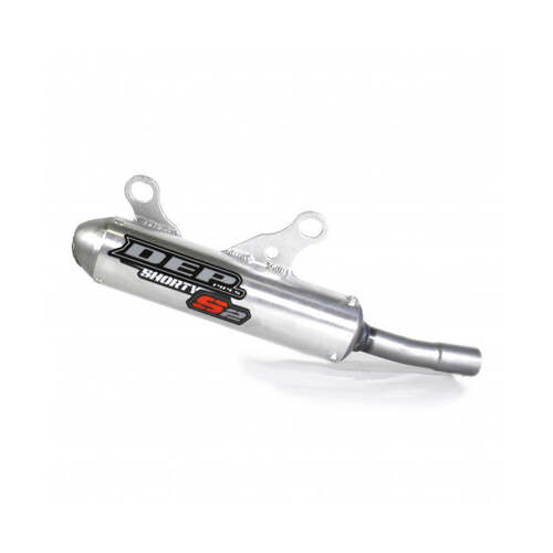 Gas-Gas MC 125 2021-2023 DEP Silver Shorty 2 Stroke Silencer Exhaust Muffler