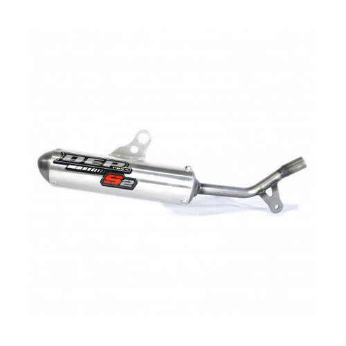 KTM 50 SX 2009-2015 DEP Silver MX 2 Stroke Silencer Exhaust Muffler