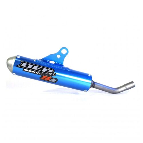 Husqvarna TC85 BW 2018-2025 DEP Blue MX 2 Stroke Silencer Exhaust Muffler
