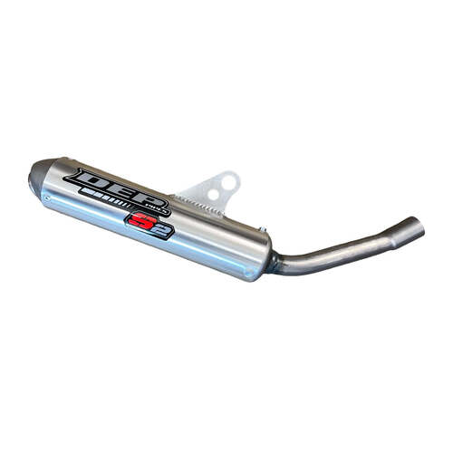 Yamaha YZ125 1994-1995 DEP Silver MX 2 Stroke Silencer Exhaust Muffler