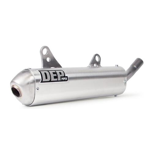 Yamaha YZ125 2002-2021 DEP Silver MX 2 Stroke Silencer Exhaust Muffler