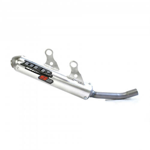 Yamaha YZ125 2022-2025 DEP Silver MX 2 Stroke Silencer Exhaust Muffler