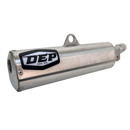 Yamaha YZ250 1984-1985 DEP Silver MX 2 Stroke Silencer Exhaust Muffler