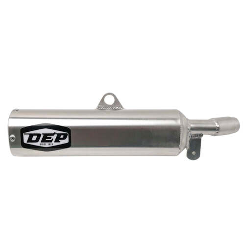 Yamaha YZ250 1986-1987 DEP Silver MX 2 Stroke Silencer Exhaust Muffler