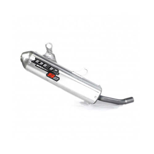 Yamaha YZ250 1996-2001 DEP Silver MX 2 Stroke Silencer Exhaust Muffler