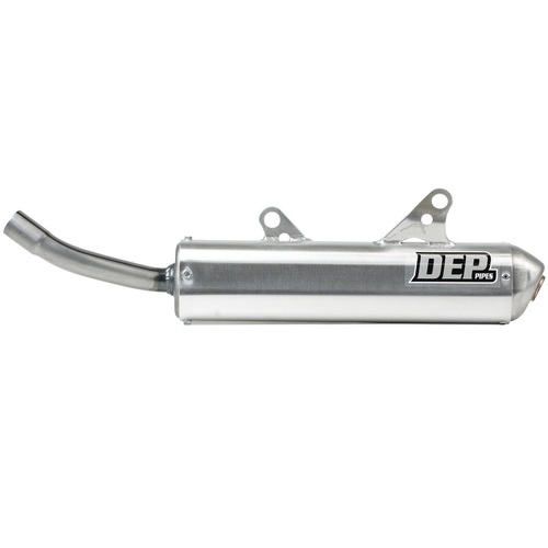 Yamaha YZ250 2002-2025 DEP Silver MX 2 Stroke Silencer Exhaust Muffler