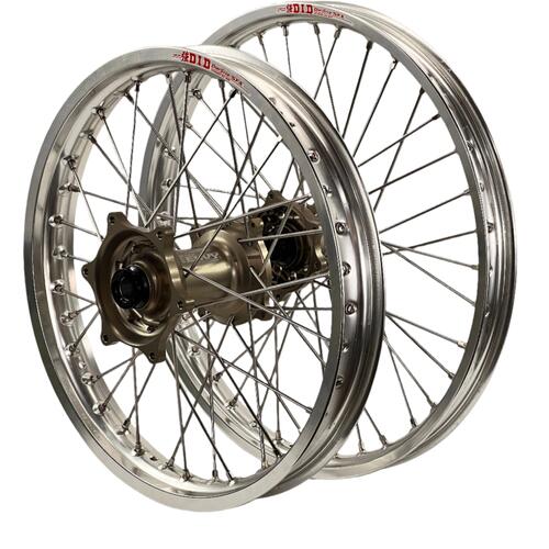 Beta RX 450 4T 2024-2025 Envy/DID Wheel Set 21/18 Silver Rims Factory Hubs