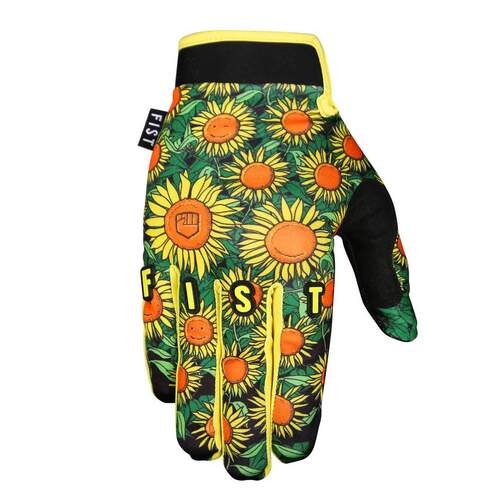 Fist MX Motorcycle Strapped Gloves Sunflower
