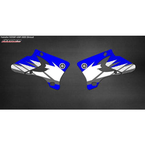 Yamaha YZ250F 2005 - Graphics Kit Replica Stickers