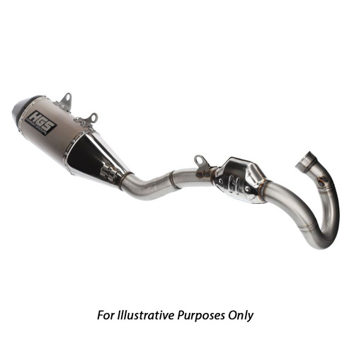 Kawasaki KX450X 2019-2023 HGS Stainless Steel Carbon 4 Stroke Full Exhaust Pipe System