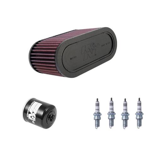 Honda ST1300 ABS 2002-2011 K&N x NGK Service Kit Air Oil Filter Spark Plugs
