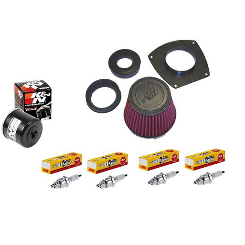 Suzuki GSX750F 1997-2006 K&N x NGK Service Kit Air Oil Filter Spark Plugs