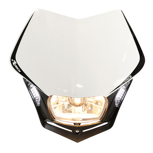 Honda XR650R Rtech Universal V-Face Headlight With Led White 