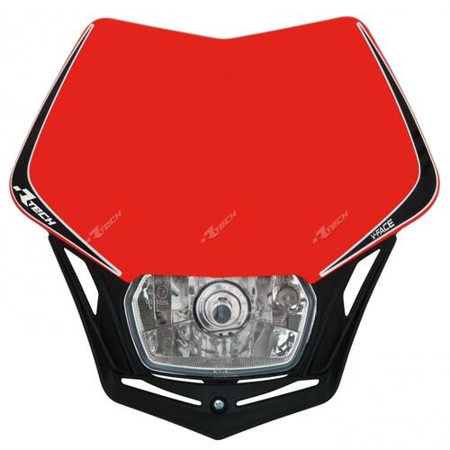 Honda XR250R Rtech Universal V-Face Enduro Headlight Red 