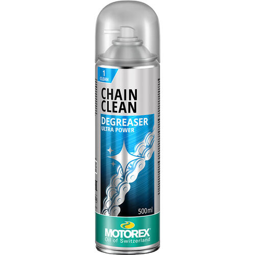 Motorex Motorcycle Chain Clean Degreaser Cleaner Oil Remover 500ml