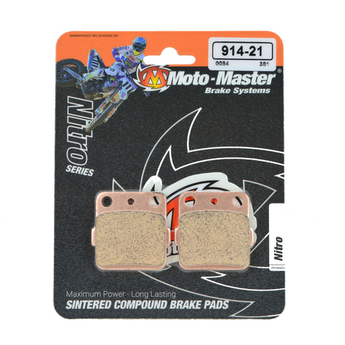 Kawasaki KX100 1988-2021 Moto Master Rear Nitro Disc Brake Pads