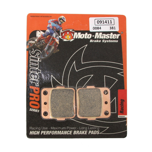 Kawasaki KDX250 1995-1998 Moto Master Rear Sinterpro Racing Brake Pads