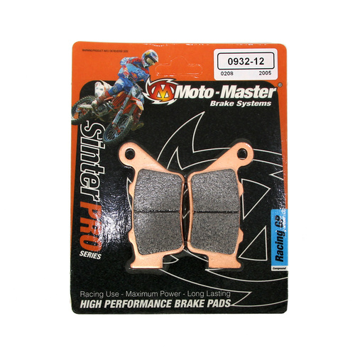 Husaberg FS 650 2004 Moto Master Rear Sinterpro Racing Gp Brake Pads