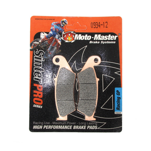 Yamaha WR400F 1998-2000 Moto Master Front Sinterpro Racing Gp Brake Pads