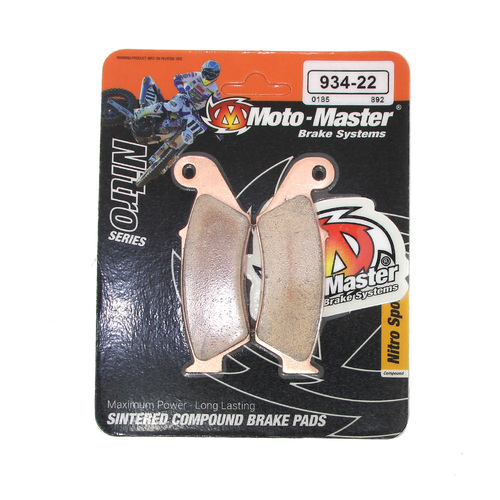 Yamaha YZ125 1998-2007 Moto Master Front Nitro Sport Brake Pads