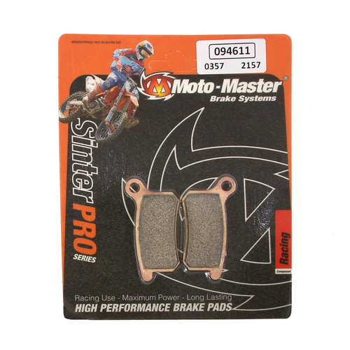 KTM 85 SX (19/16) 2004-2011 Moto Master Front Sinterpro Racing Brake Pads