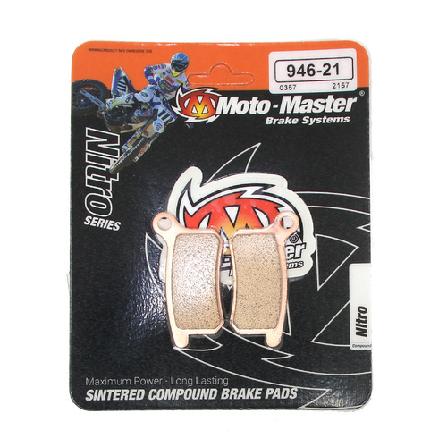 KTM 85 SX (19/16) 2004-2011 Moto Master Front Nitro Brake Pads