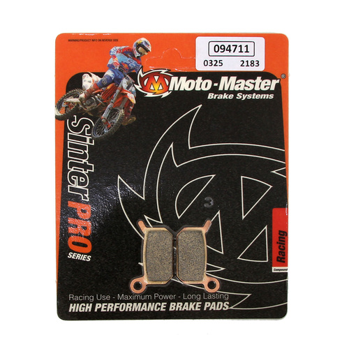 KTM 50 SX 2002-2021 Moto Master Front Sinterpro Racing Brake Pads