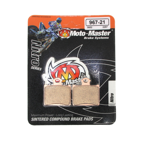 KTM 85 SX (19/16) 2011-2021 Moto Master Rear Nitro Brake Pads