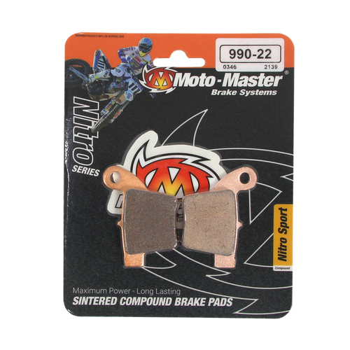 KTM 85 SX (19/16) 2004-2011 Moto Master Brake Pad Suit Caliper Brake Pads