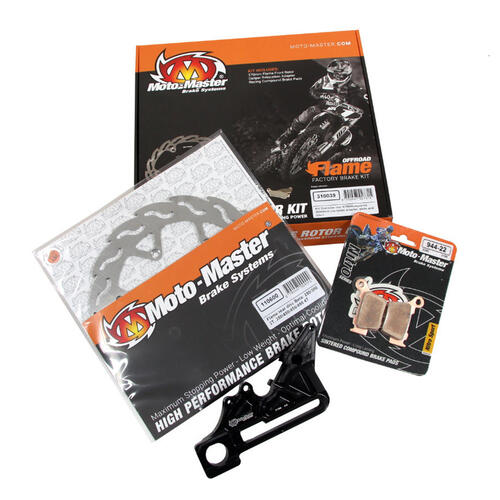 KTM 125 EXC 2004-2017 Moto Master 240mm Rear Flame Brake Disc Kit