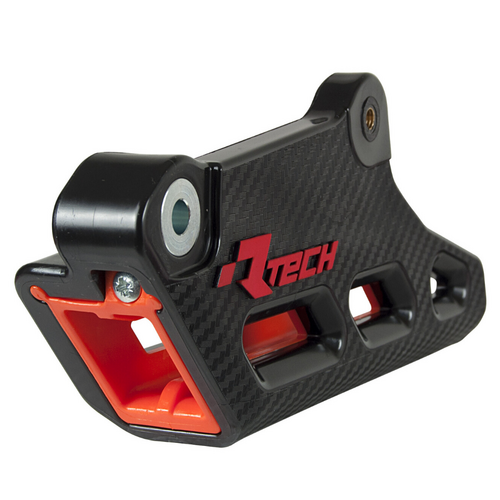 KTM 890 Adventure 2021-2022 Rtech Black/Orange Worx R2.0 Monoblock Rear Chain Guide