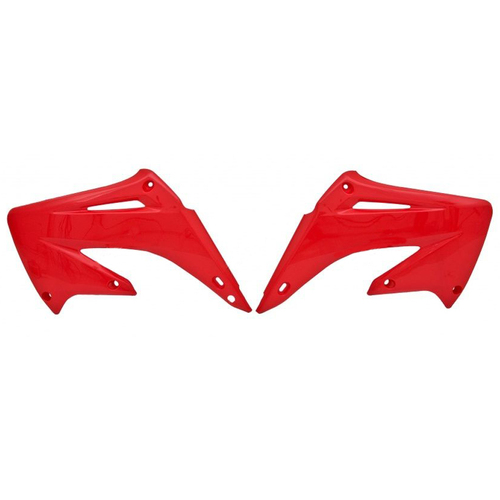 Honda CR125R 2002-2007 Rtech OE Red Radiator Shrouds Pair