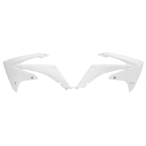 Honda CRF450R 2009-2012 Rtech White Radiator Shrouds Pair