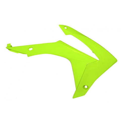Honda CRF250R 2014-2017 Rtech Neon Yellow Radiator Shrouds Pair