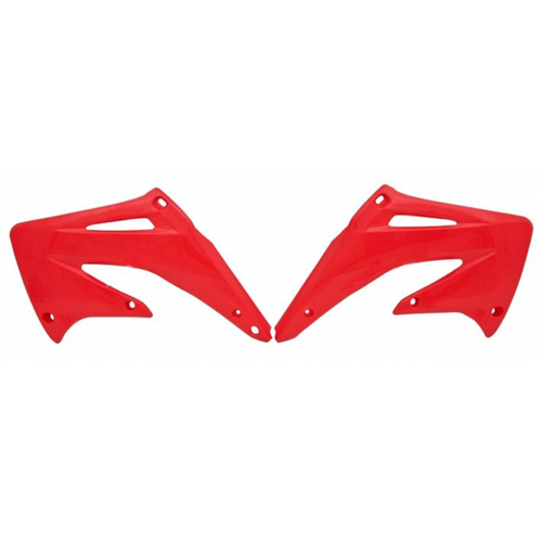 Honda CRF450R 2002-2004 Rtech OE Red Radiator Shrouds Pair