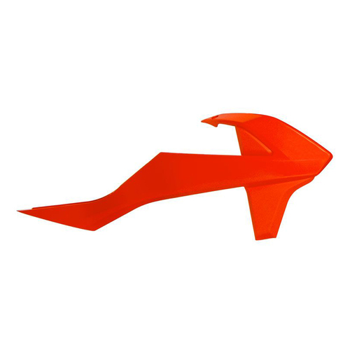 KTM 85 SX 2018-2021 Rtech Neon Orange Radiator Shrouds Pair