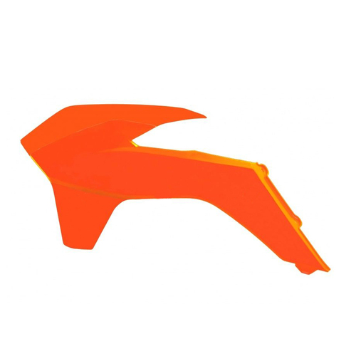 KTM 350 EXC-F 2014-2016 Rtech Orange Radiator Shrouds Pair