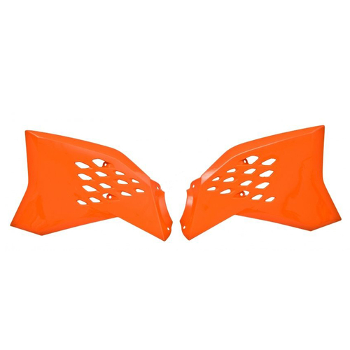 KTM 65 SX 2009-2015 Rtech OE Orange (2011-2015) Radiator Shrouds Pair