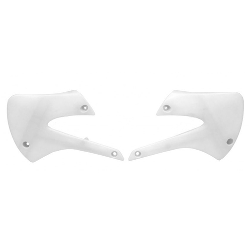 Kawasaki KX85 1998-2013 Rtech White Radiator Shrouds Pair