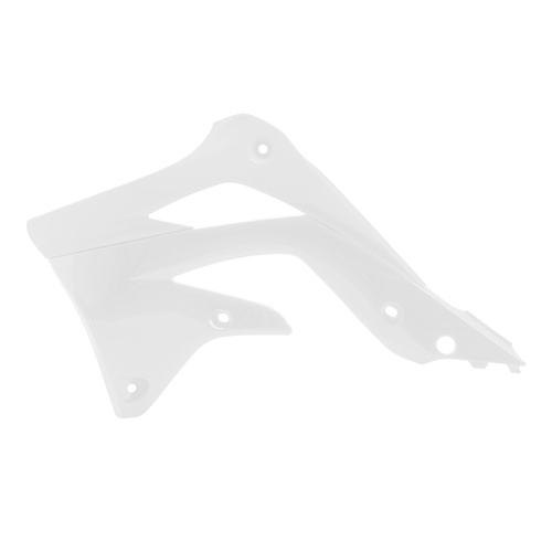 Kawasaki KX450F 2012-2015 Rtech White Radiator Shrouds Pair