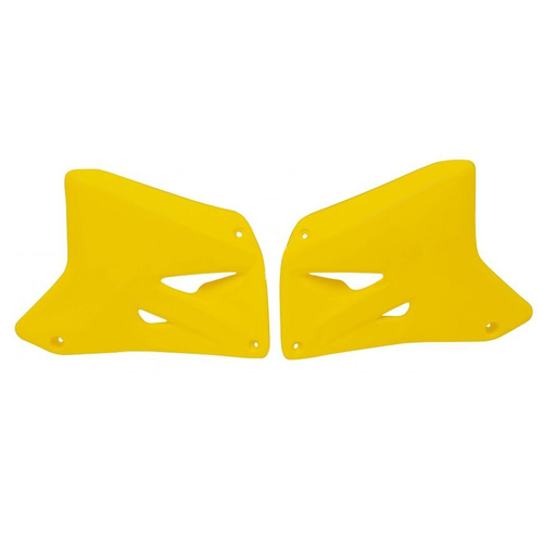 Suzuki RM125 2001-2011 Rtech OE Yellow (2003-2011) Radiator Shrouds Pair